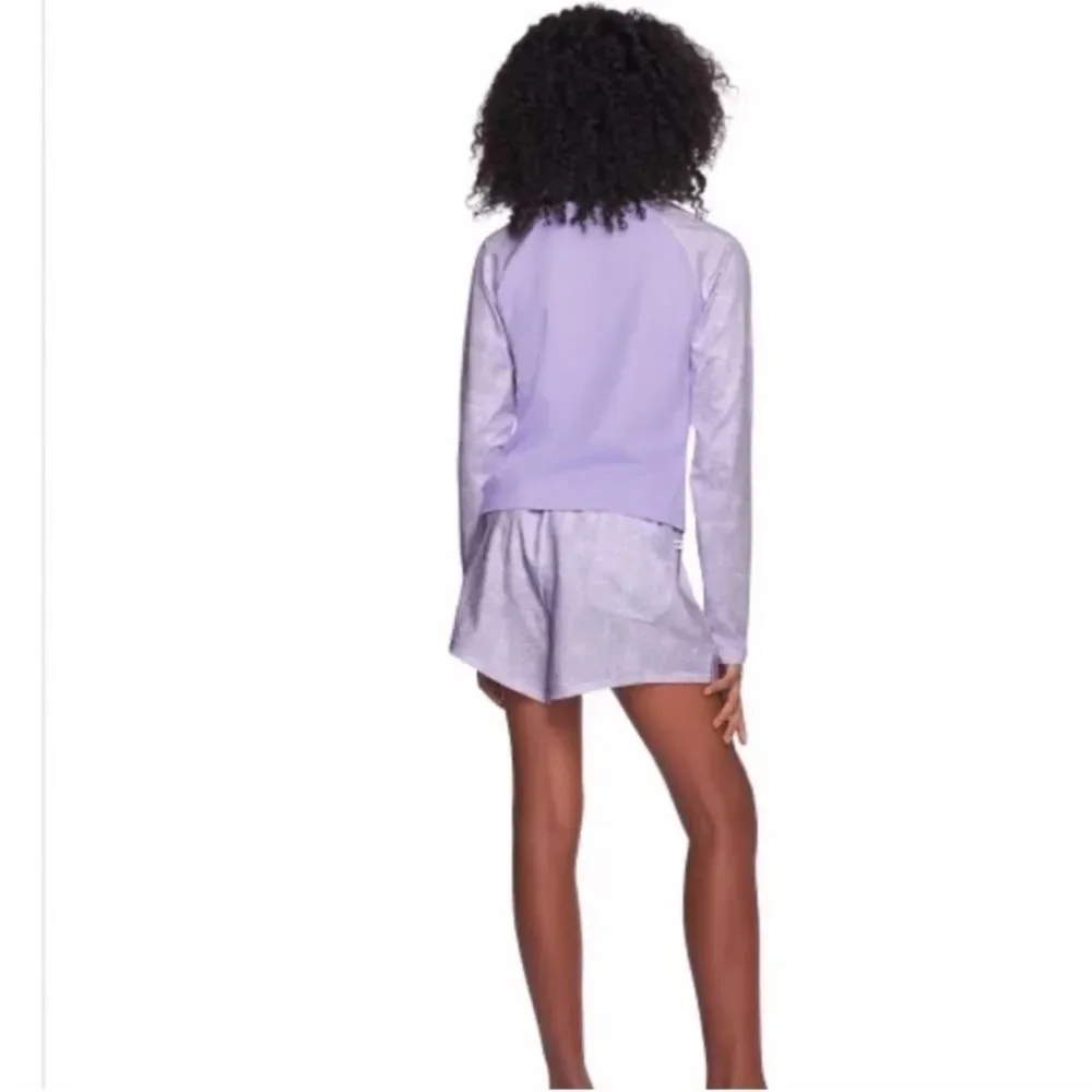 New! Roxy Youth 3-piece Swim Set Light Purple Girls Sz XL 18/20 UPF 50